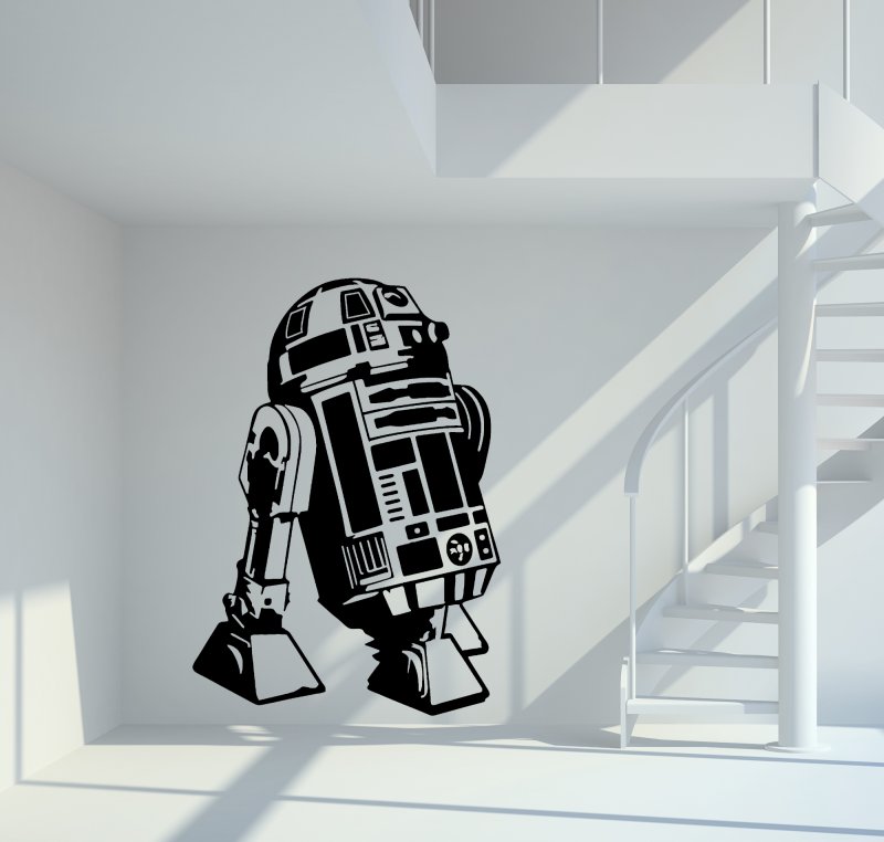 Star Wars - R2-D2 Wandtattoo